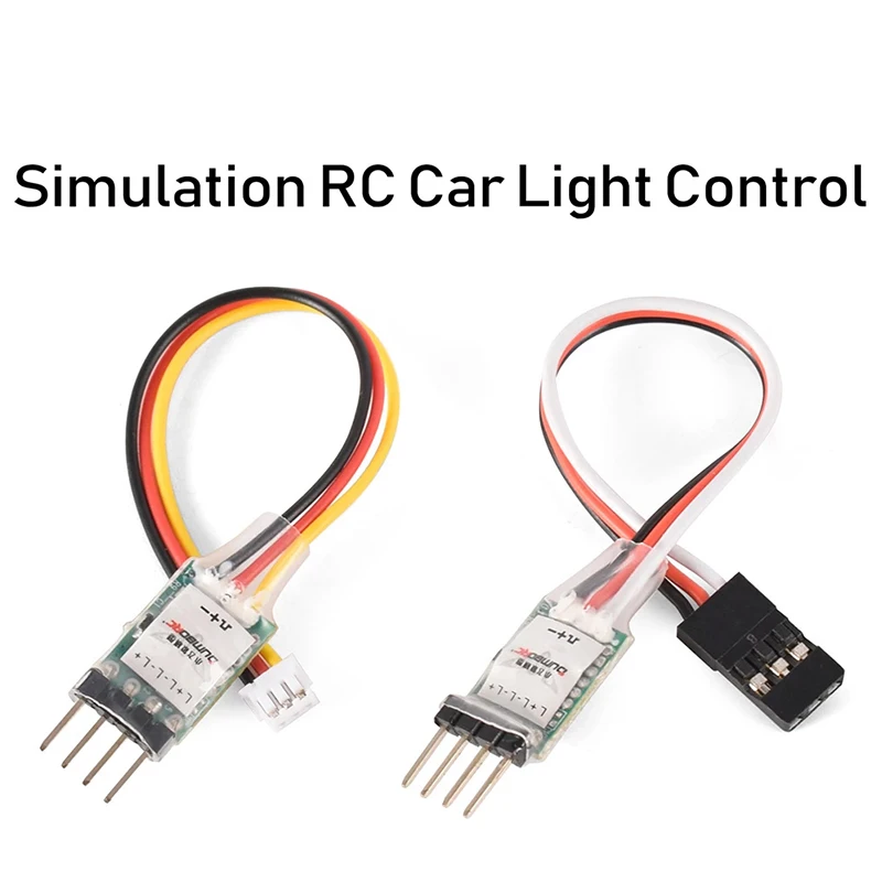 DUMBORC 3CH LED Light Controller Switch Panel, Remote On/Off Control for RC Car Boat Aircraft, Easy Install XH1.5/JR Plug