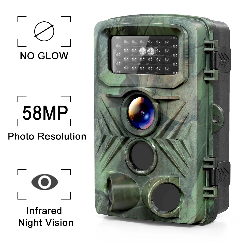 Wildlife Camera Hunting Tracking Camera Night Vision with Motion Activation Outdoor Waterproof Tracking Camera Trigger Scouting