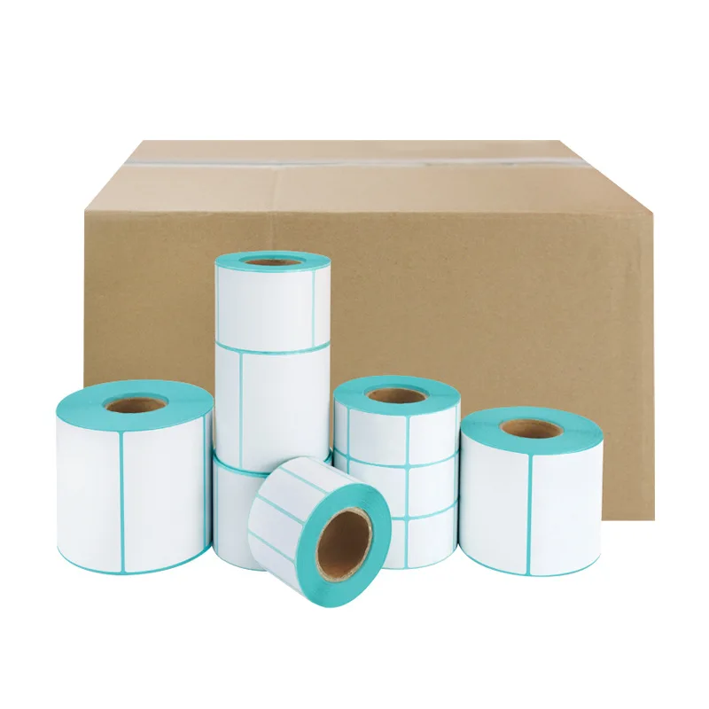 

Thermal Label Sticker Paper Supermarket Price Blank Barcode Label Direct Print Waterproof Print Supplies 800pcs/Roll Adhesive