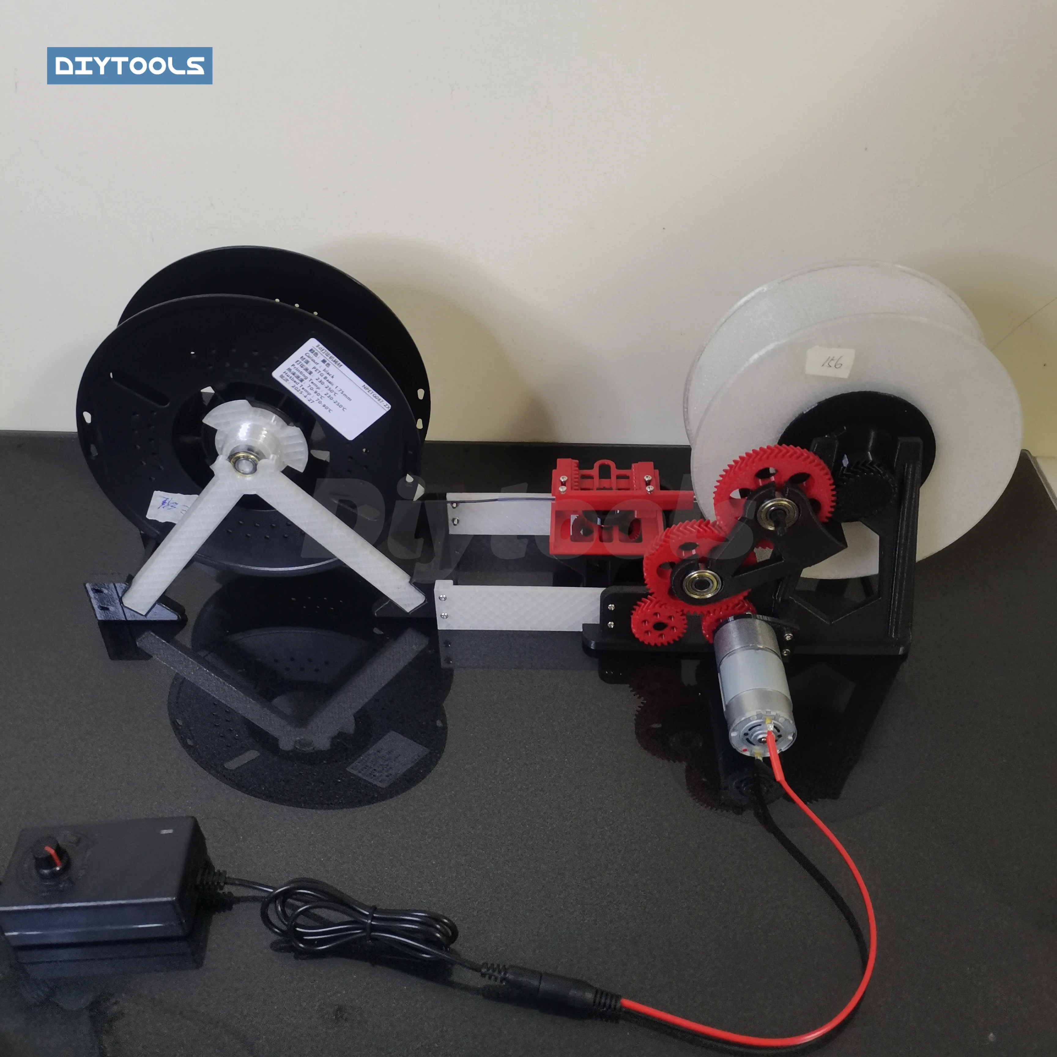 3D Filament Winder – 3D Printing Filament Spooling Machine, Manual/Electric Filament Coiler, Bambu Lab Manual Filament Winder