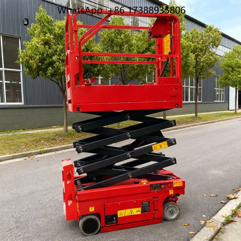 Heavy Duty Multi-function Electric Hydraulic Scissor Lift Platform 4-18m Lifting Height 1000kg Capacity Construction Site
