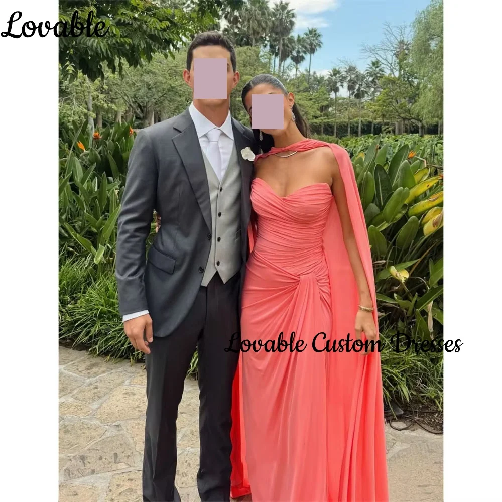 فساتين سهرة Customize Women'S Evening Dresses Ruffle Sweetheart Zipper Up Dresses For Prom Sleeveless A-Line Formal Dresses