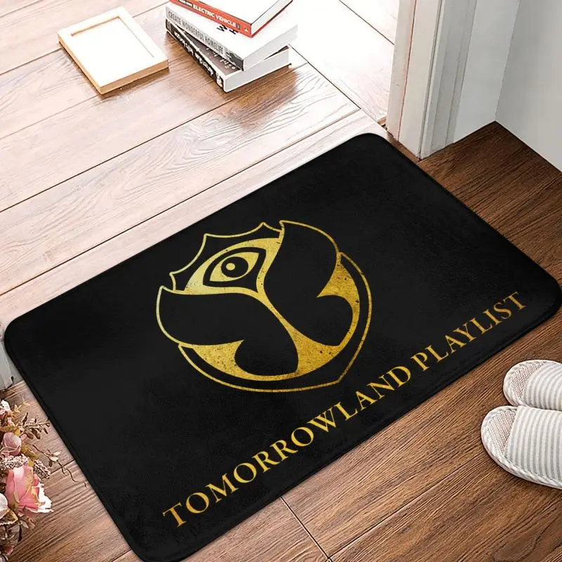 Tomorrowland Front Door Mat Anti-Slip Indoor Quick Dry Belgian Electronic Dance Music Festival Doormat Room Entrance Rug Carpet