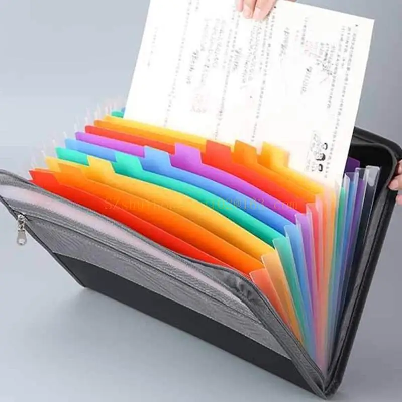 

Expanding File Organiser 13 Pocket File Folder Receipts Folder Expandable Folder,for Card, Check, Receipts, Coupons and Tickets