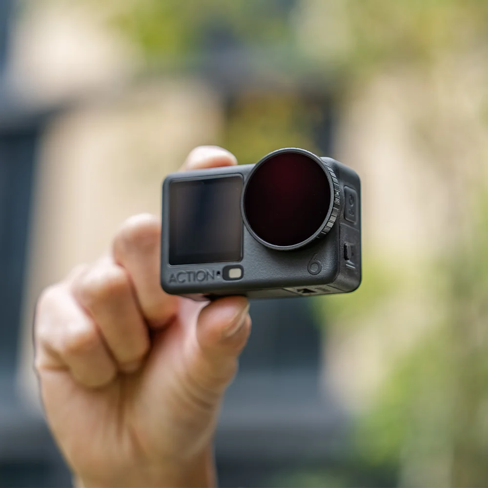 JJC Untuk DJI Osmo Action 6 Set Filter Lensa Kamera CPL UV ND8 ND16 ND32 1/2 Black Mist 4 Titik Filter Bintang Aksesoris Action 6