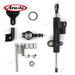 Arashi 1 Set For YAMAHA YZF R1 1999 - 2005 CNC Steering Stabilizer Damper Bracket Mount Kit YZF-R1 2000 2001 2002 2003 2004