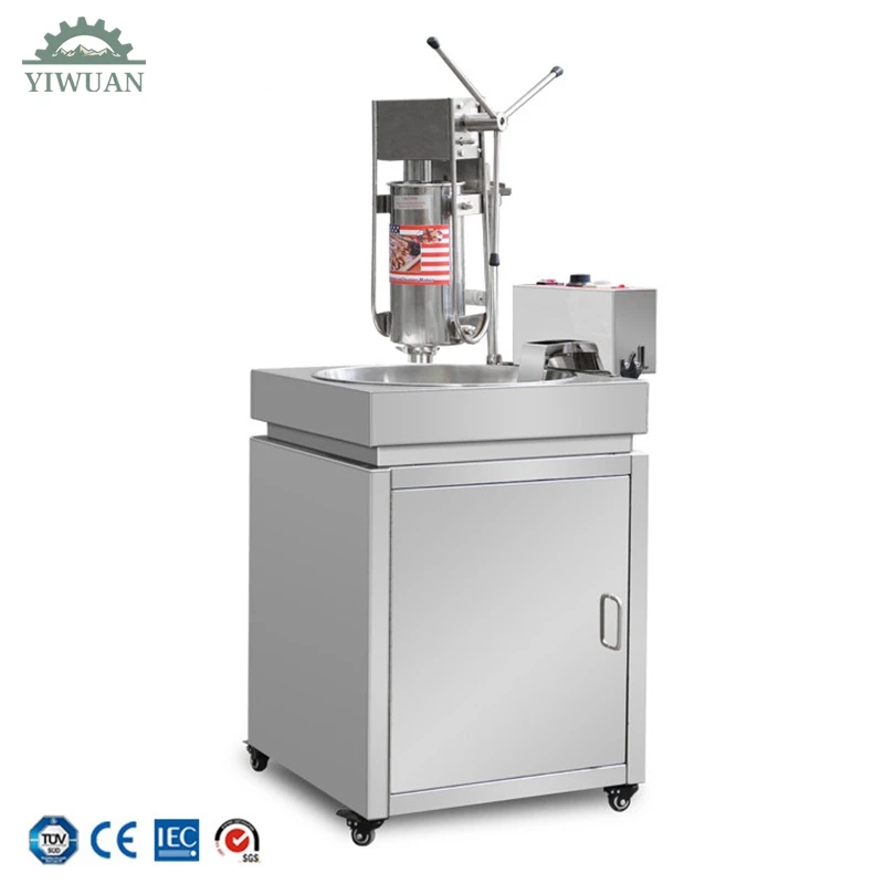 Churro Machine Churros Maker 30L Electric Spain Churro Machine Churros Filler Maker Latin Fruit Machine