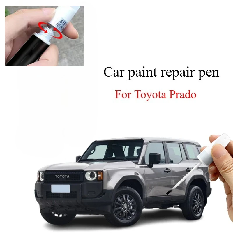 لتويوتا برادو بيوتيت سوبر وايت لؤلؤة بيضاء خاصة برادو طلاء السيارات خدش إصلاح القلم