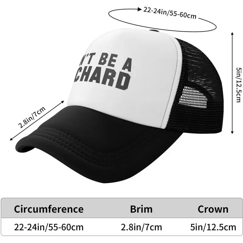 Waldeal Don't BE A Richard Funny Gag Joke Party Mesh Adjustable Vintage Truckers Cap