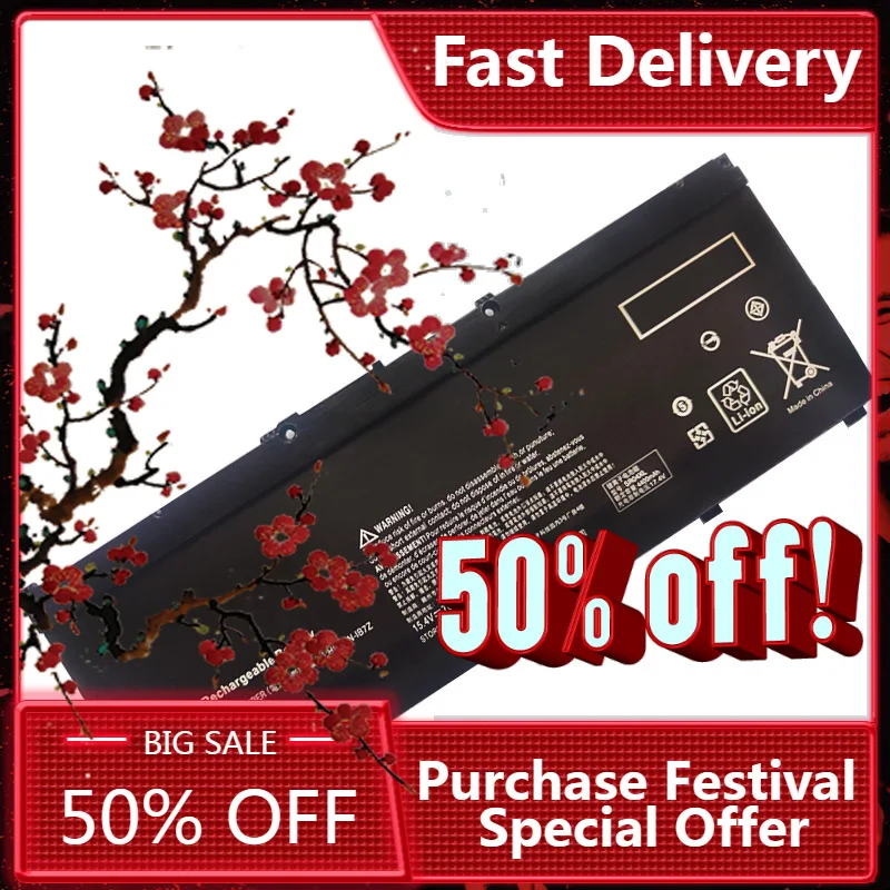 

【Fast Delivery】SR04XL 15.4V 4550mAh Laptop Battery For Hp 917678-171 917678-1B1 917678-2B1 917724-855 HSTNN-DB7W HSTNN-IB7Z HSTN
