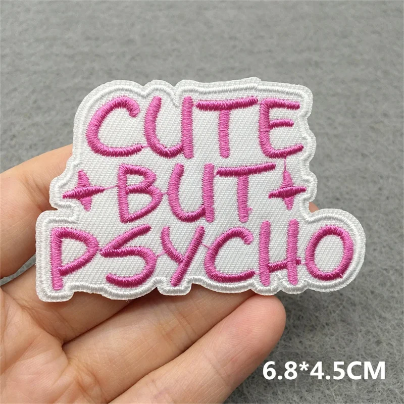 Cartoon Letter Patch Iron On Patches For Clothes Animal Embroidered Patches Funny Embroiderey Patch For Clothing Sewing Stickers