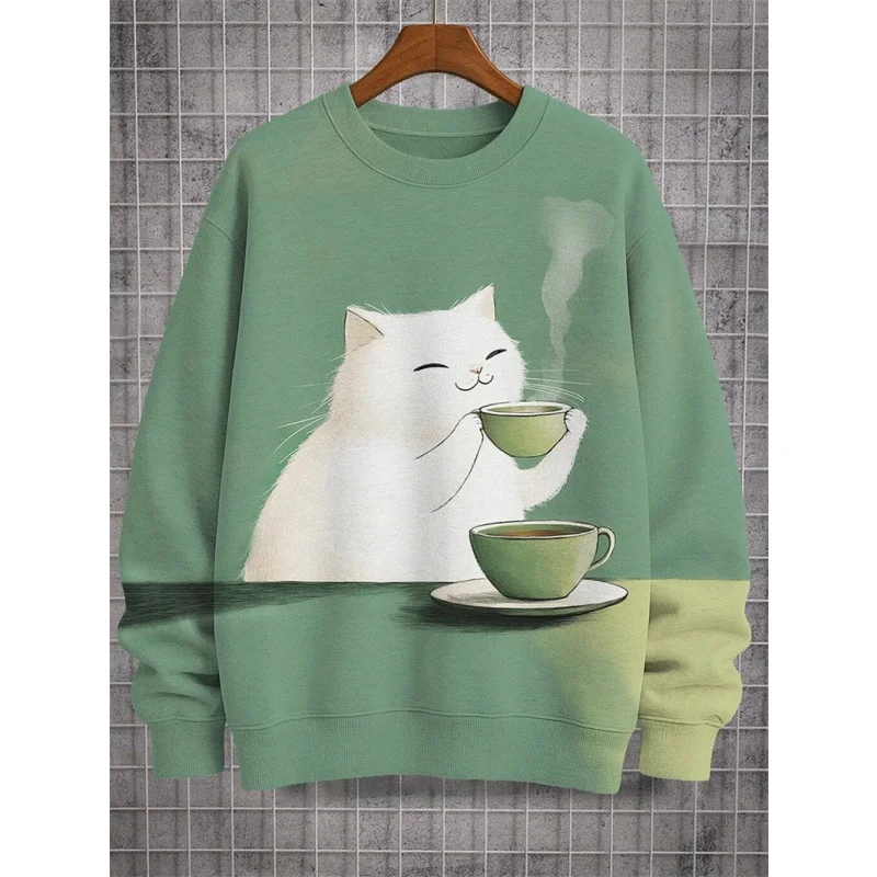 ثلاثية الأبعاد مطبوعة كول النينجا القط بلوزات للرجال النساء الضفدع الخريف الرجعية نمط كم طويل بلايز بلوزة كاجوال الجولة الرقبة هوديي