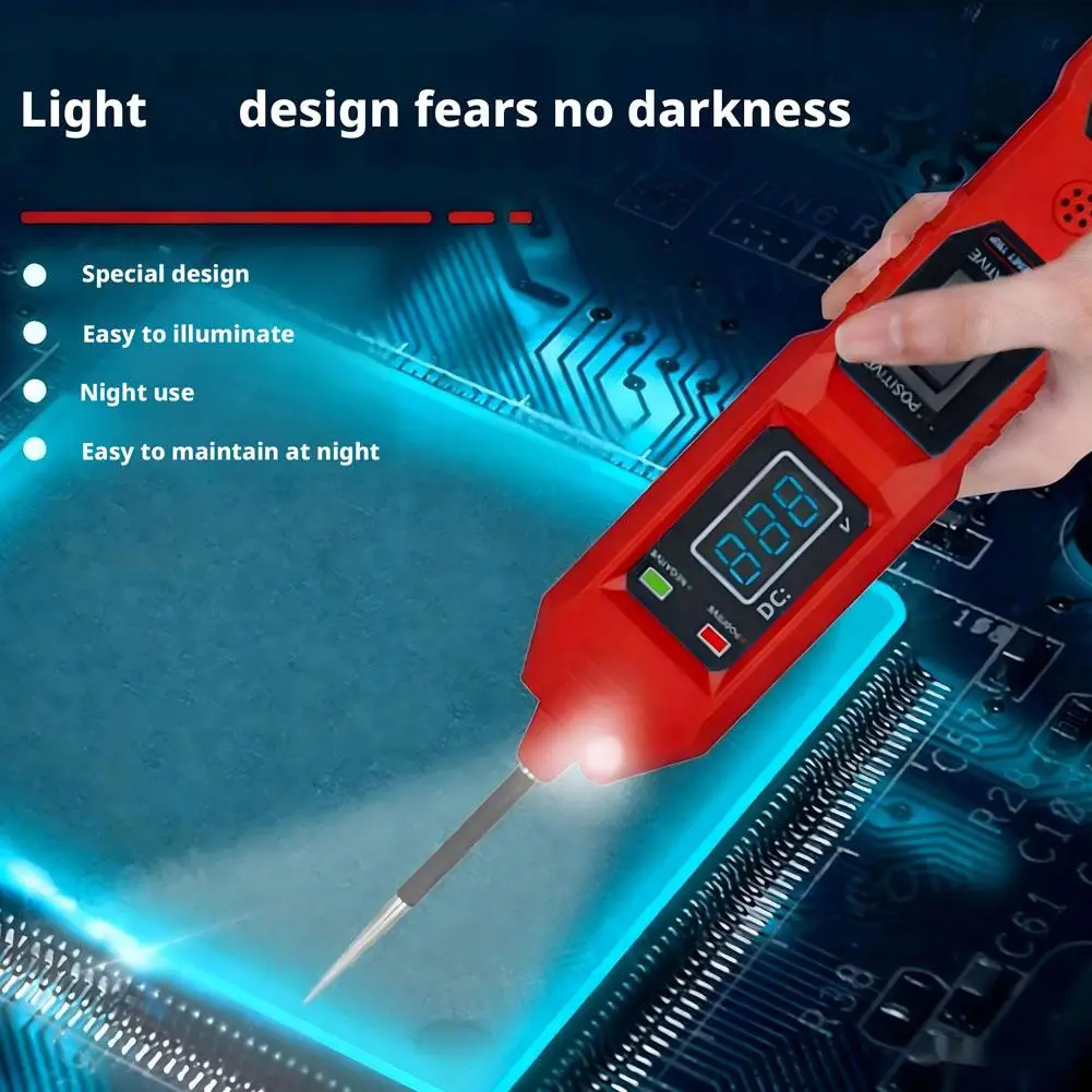 

Новый тестер электрических цепей, автомобильный цифровой электрический тестер напряжения, автоматическая мощность, автомобильная ручка, тестер, тестовый зонд N0J9