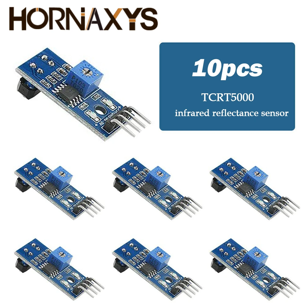 10pcs TCRT5000 infrared reflectance sensor Obstacle avoidance module tracing sensor tracing module XD-01