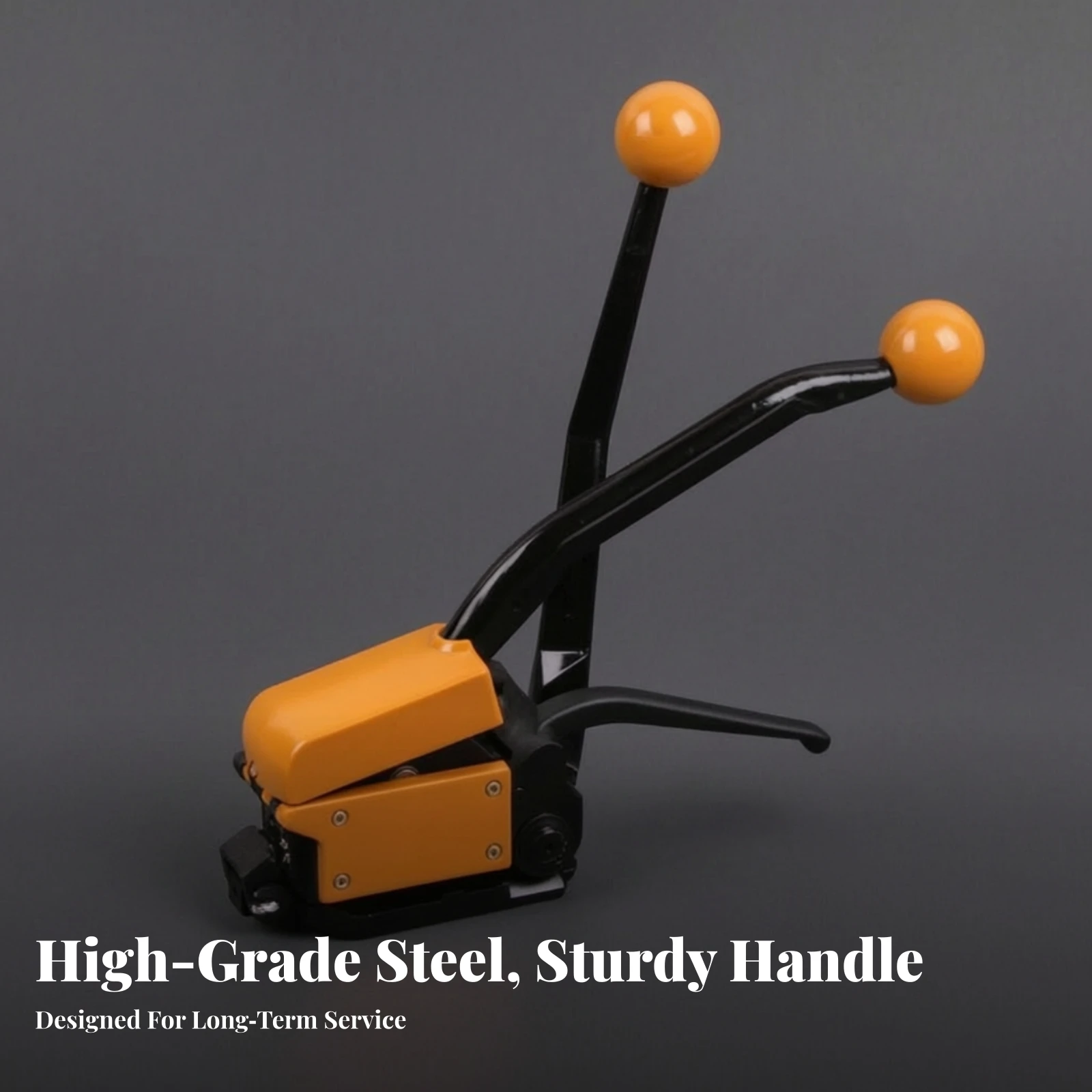 Manual Steel Strapping Tool Heavy-Duty Steel Strap Tensioner Manual Bander Hand-Operated Compact for Packagers view 4