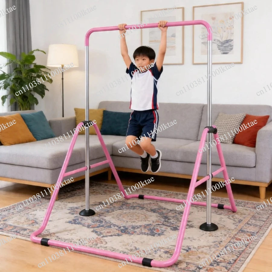 Adult Horizontal Bar Indoor Floor-to-ceiling Pull-up Swing Frame Children's Gymnastics Horizontal Bar Exercise