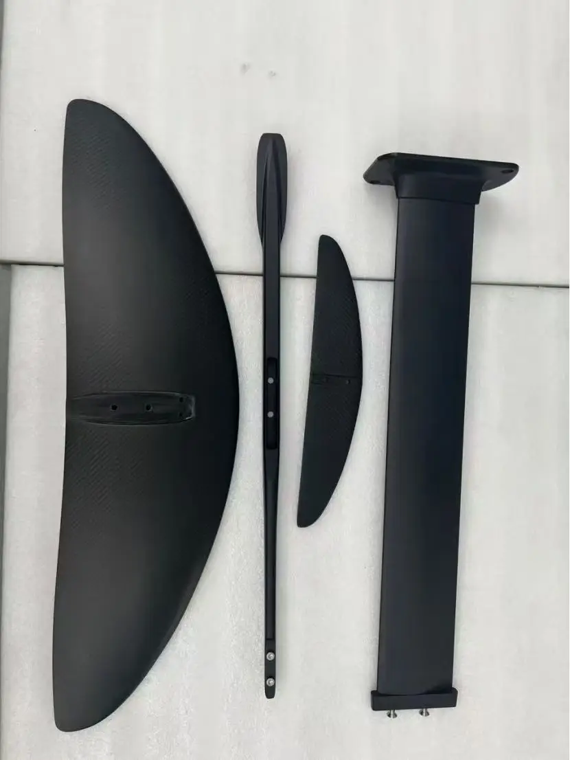 2026 High Performance Carbon Fiber Hydrofoil Parts, Fuselage Mast Front Rear Wing Replacement Kit For Efoil Electric Surf Foil