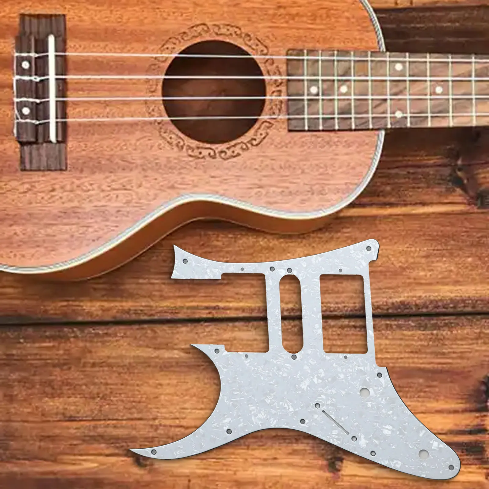 Golpeador para guitarra eléctrica de repuesto para Ibanez RG250 Configuración de 10 orificios para Humbucker y bobina única