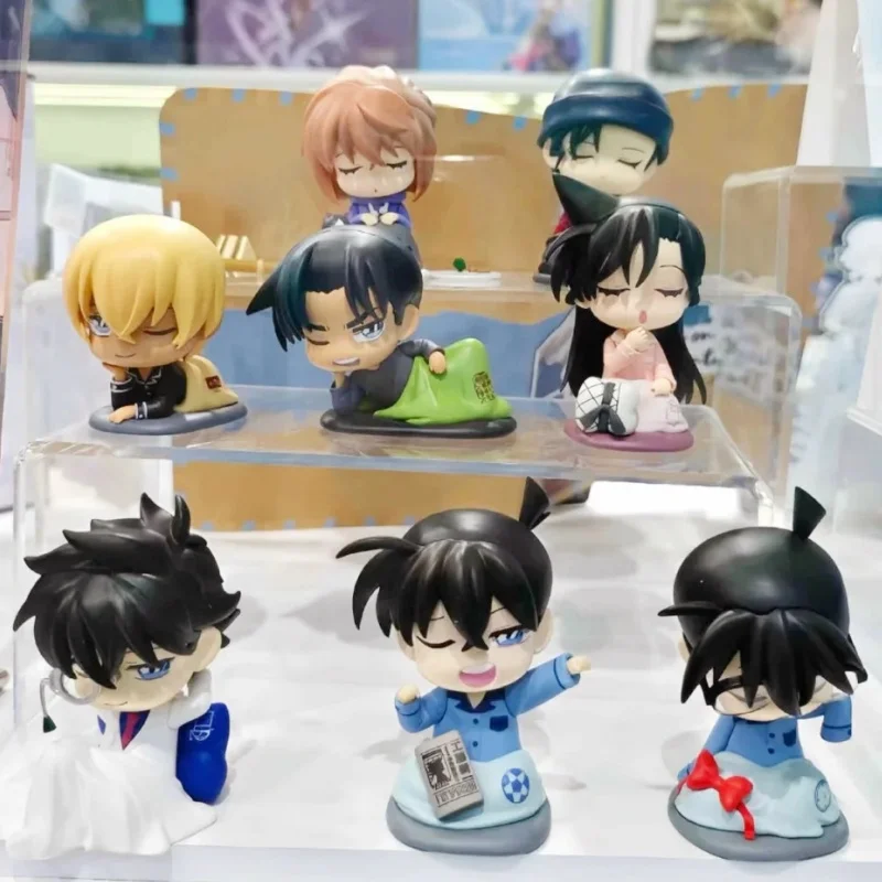 Detective Conan Cloth Ball Series Series Blind Box Mori Ran Kudo Shinichi Haibara Ai Sera Masumi Anime Figure Model Decorat Toys