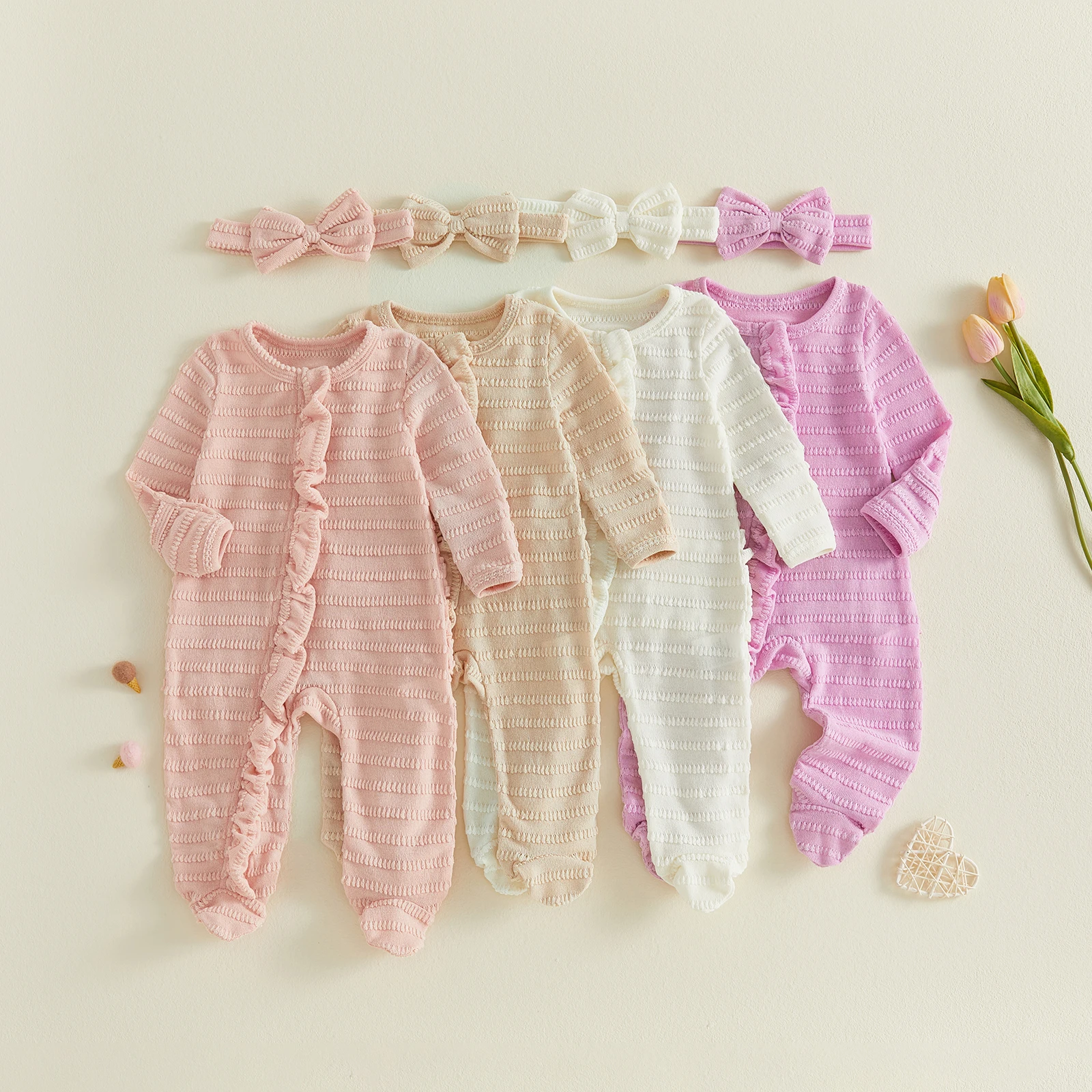 Jacquard Ruffle Baby Set 1