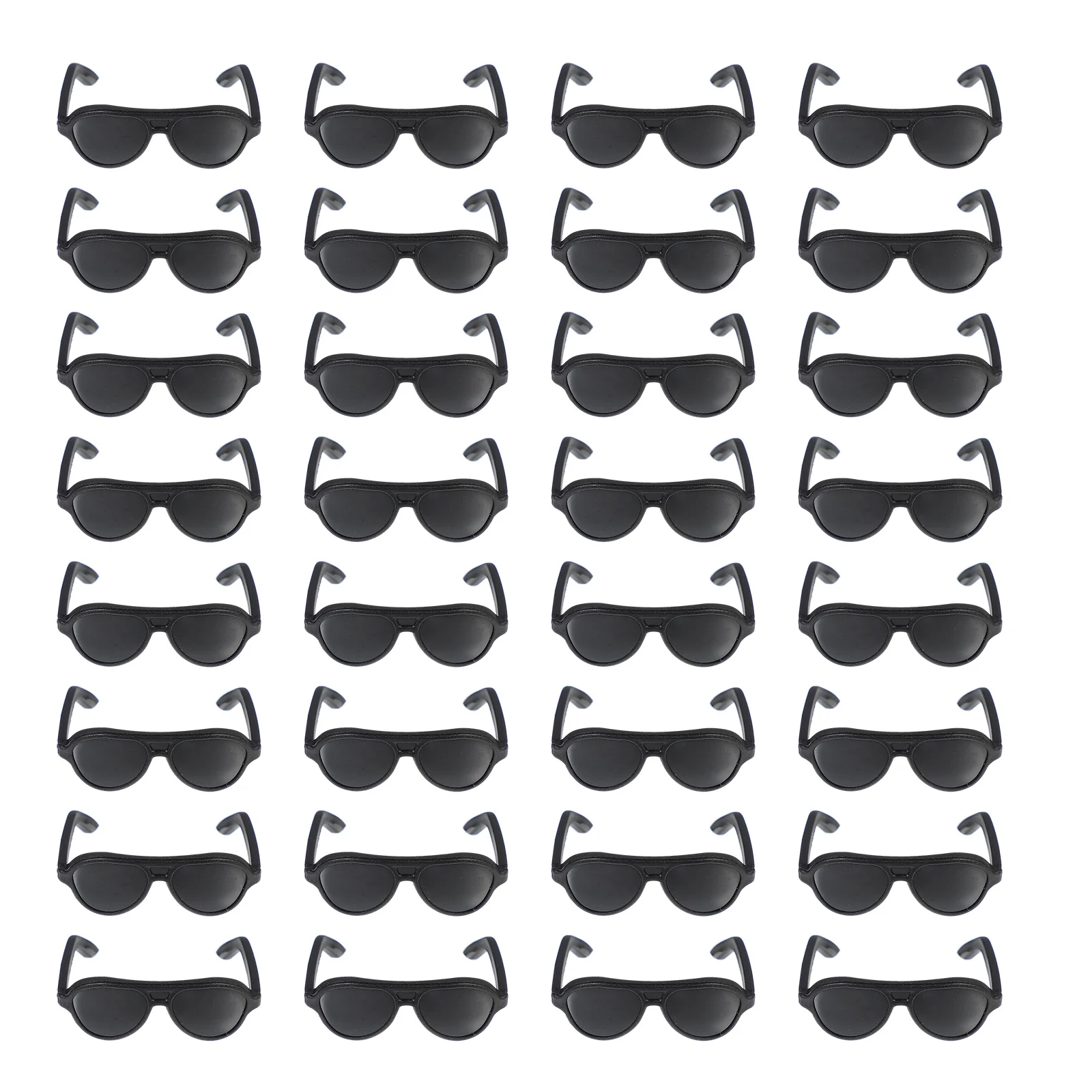 

80 Pcs Mini Sunglasses Plastic Dressing Simulated Plaything Dollhouse Kids Toy Pet Supplies Decoration Accessories