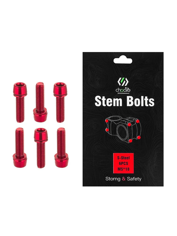 AliExpress TOOPRE Stem Screw Handlebar Stem Bolts Sporting Aluminum Alloy Stem Riser Screw Accessories For MTB Mountain Bike Newest