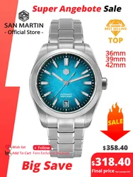 San Martin 36mm 39mm 42mm SN0144 JianZhan Gada Watch Miyota 9015 Original Design Chinese Dress Men Automatic Mechanical Watches