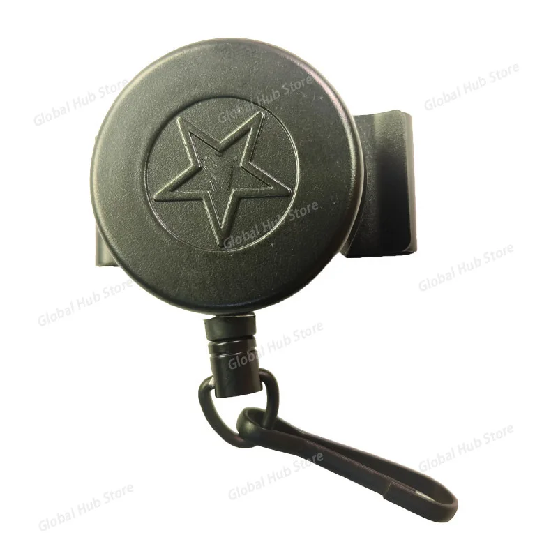 Metal Retractable Gun Steel Anti-Loss Security Buckle Alloy Extension Clip Summer Winter Spring Autumn Ready Stock No Customi