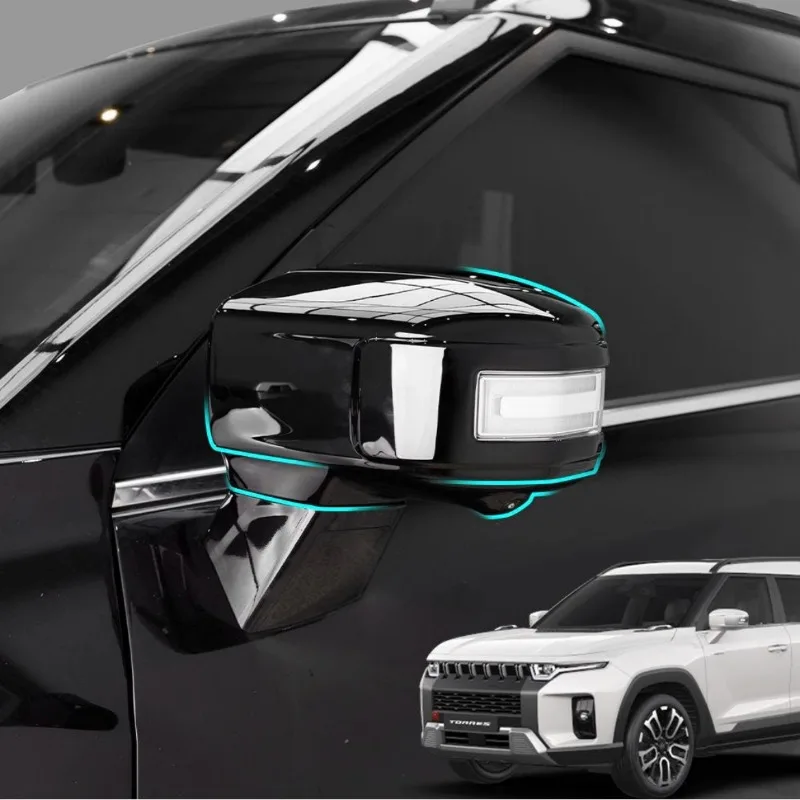 

For Ssang Yong Torres Car Rearview Mirror Cover Double Dragon Protective Cover External Rearview Mirror Accessory