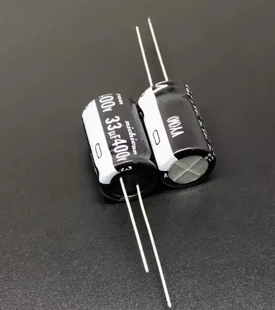30pcs/lot Japanese original Nichicon 400v 33uf VY aluminum electrolytic capacitor 13X20 threaded bottom free shipping