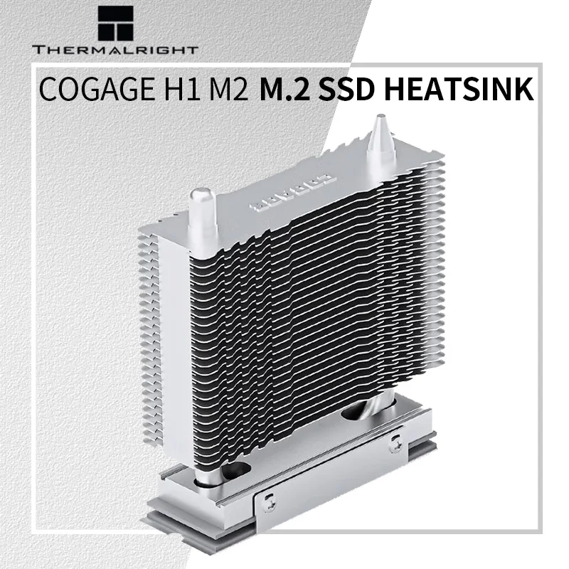 Thermalright COGAGE SSD H1 M.2 SSD Heatsink 6mm Heatpipe Single Tower Radiator PCI-E5.0 Passive Solid-state Hard Disk Cooling