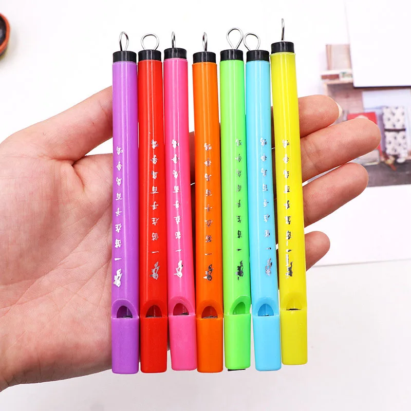 10pcs/Set Birds Flute Whistle Music Educational Tools Plastic Nostalgic Music Toy Kids Gifts