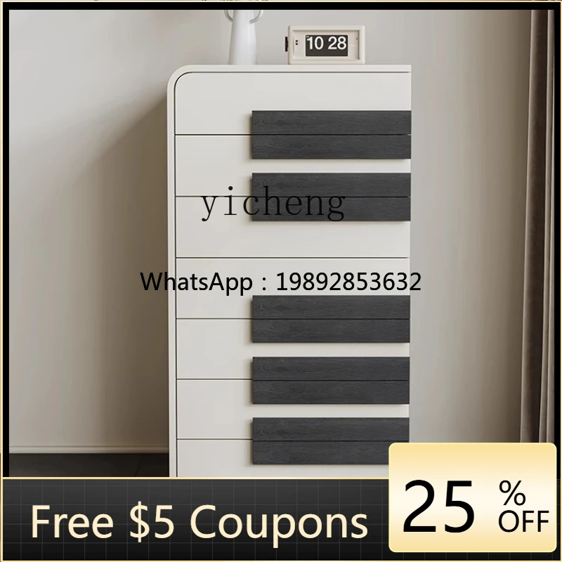 

DD seven chest cabinet living room against the wall Italian minimalist bedroom paint storage porch solid wood chest