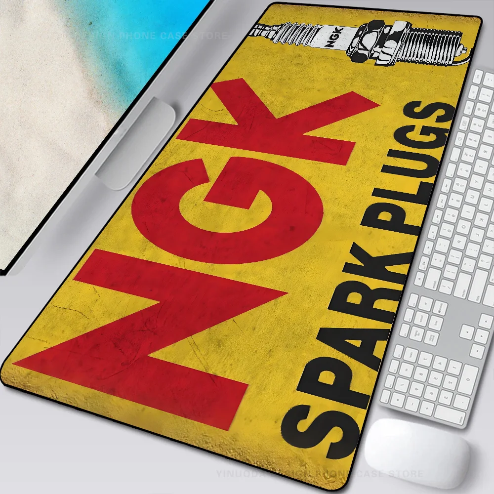 Spark Plugs NGK Mousepad Mouse Mat Desk Mat With Pad Gaming Accessories Prime Gaming XXL Keyboard Pad