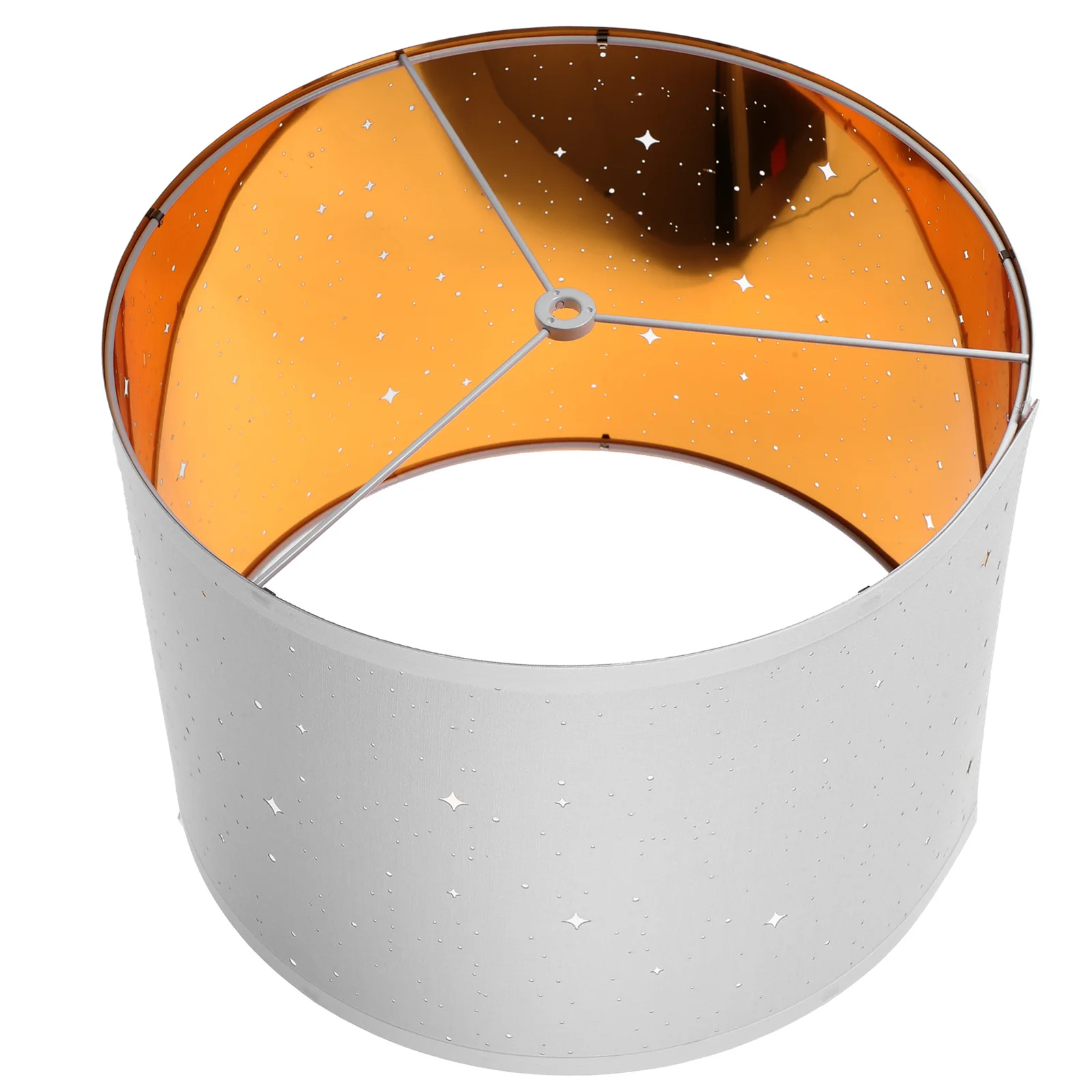 

Fabric Lamp Shade Simple Drum Lampshade Cloth Cover for Table Desk Wall Lamp Household Light Accessory