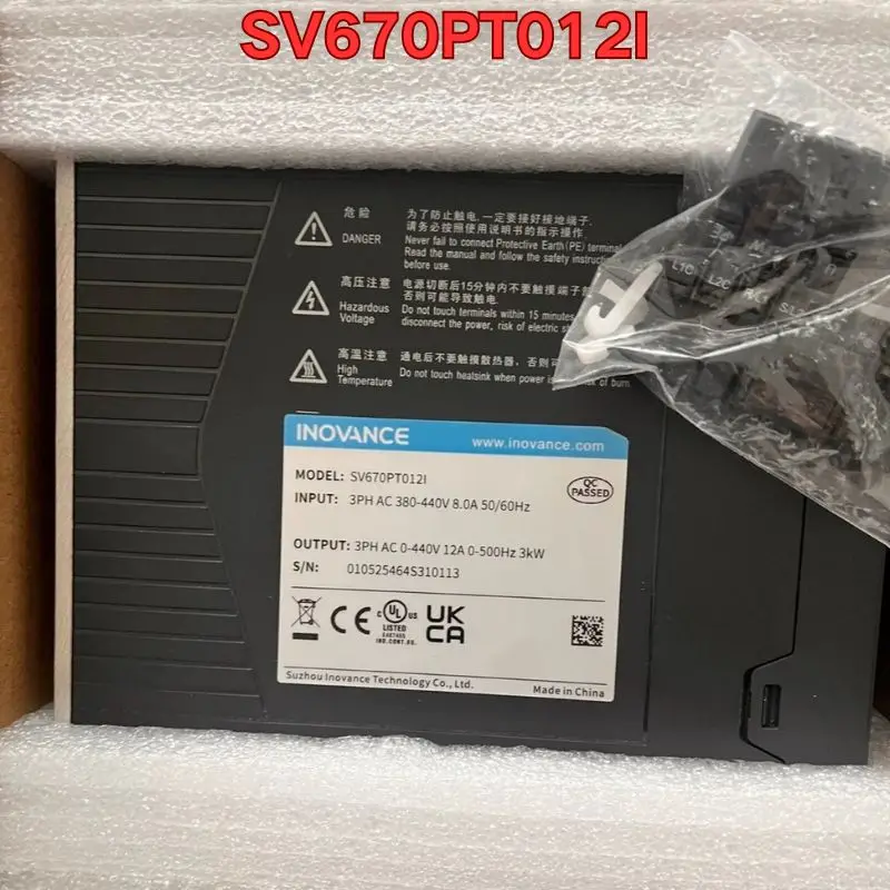New Inovance  plc controller SV670PT012I Latest quotation as of June 2026