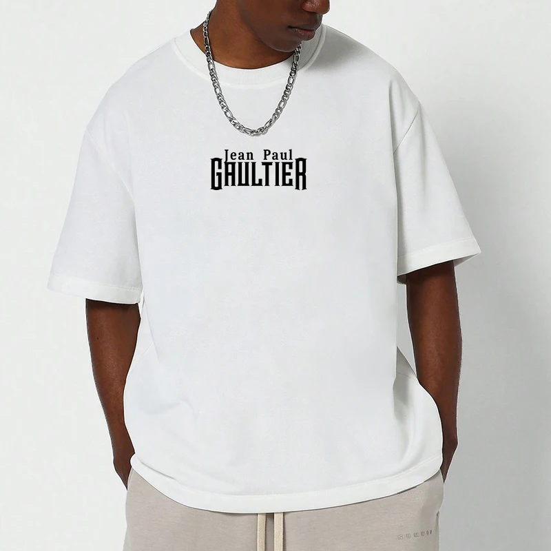 

Men's Cotton T-shirt J-Jean P-Paul G-Gaultier Summer Tops Y2k Men's Clothing Streetwear Personalized New in Short Sleeve Tee