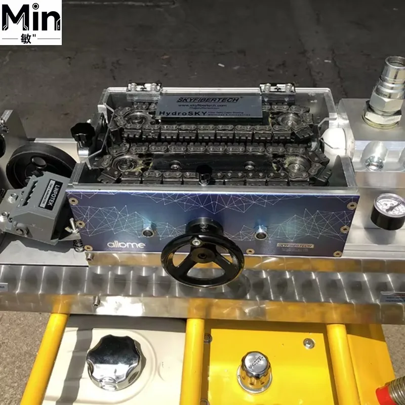 New Design Pneumatic Driven 24 Fiber GSM FTTX Cable Blowing Machine Fibre Optic Floating Machine for Cable Installation