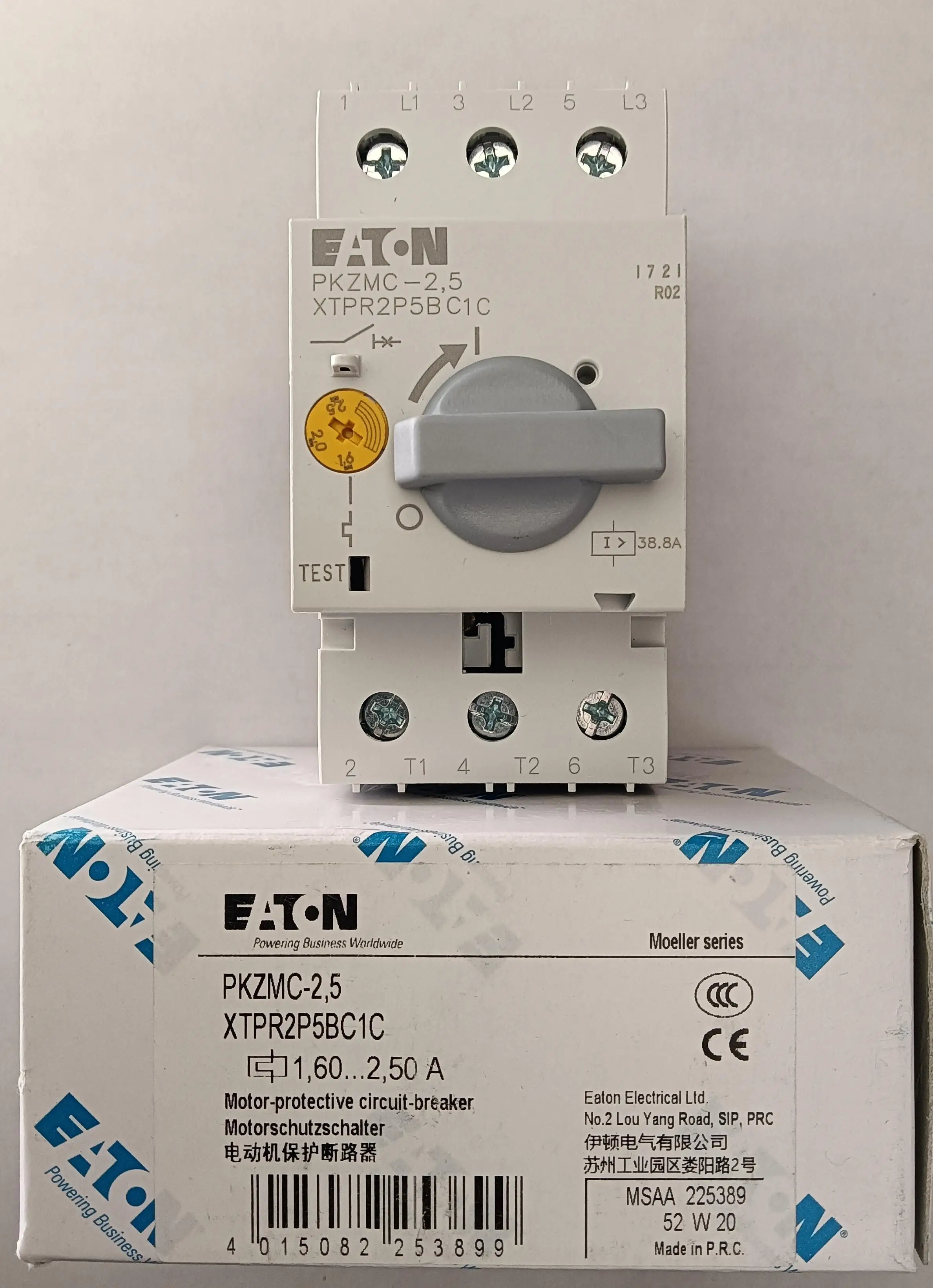 New Original Eaton Mueller PKZMC-2, 5 Madam Protection Switch