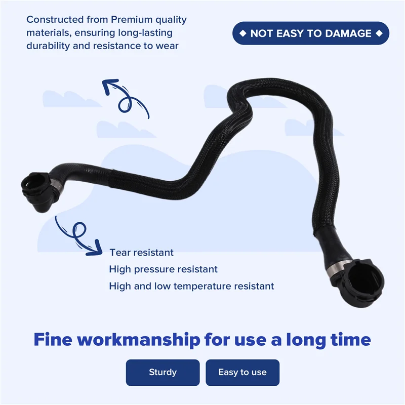 

Новинка-для BMW 5, 6, 7 серии 535I 640I 740I Li, шланг охлаждающей жидкости двигателя автомобиля, номер детали 17127580964 2008-2018