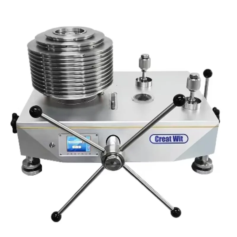 High Pressure Dead Weight Tester 2500bar Creat Wit CW-2500T Stainless Steel 1 Year Warranty Made in China