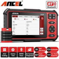 ANCEL DS300 OBD2 Car Scanner Bi-directional ECU Coding IMMO A/F Adjust 28 Reset OBD 2 Bluetooth Auto All System Diagnostic Tool