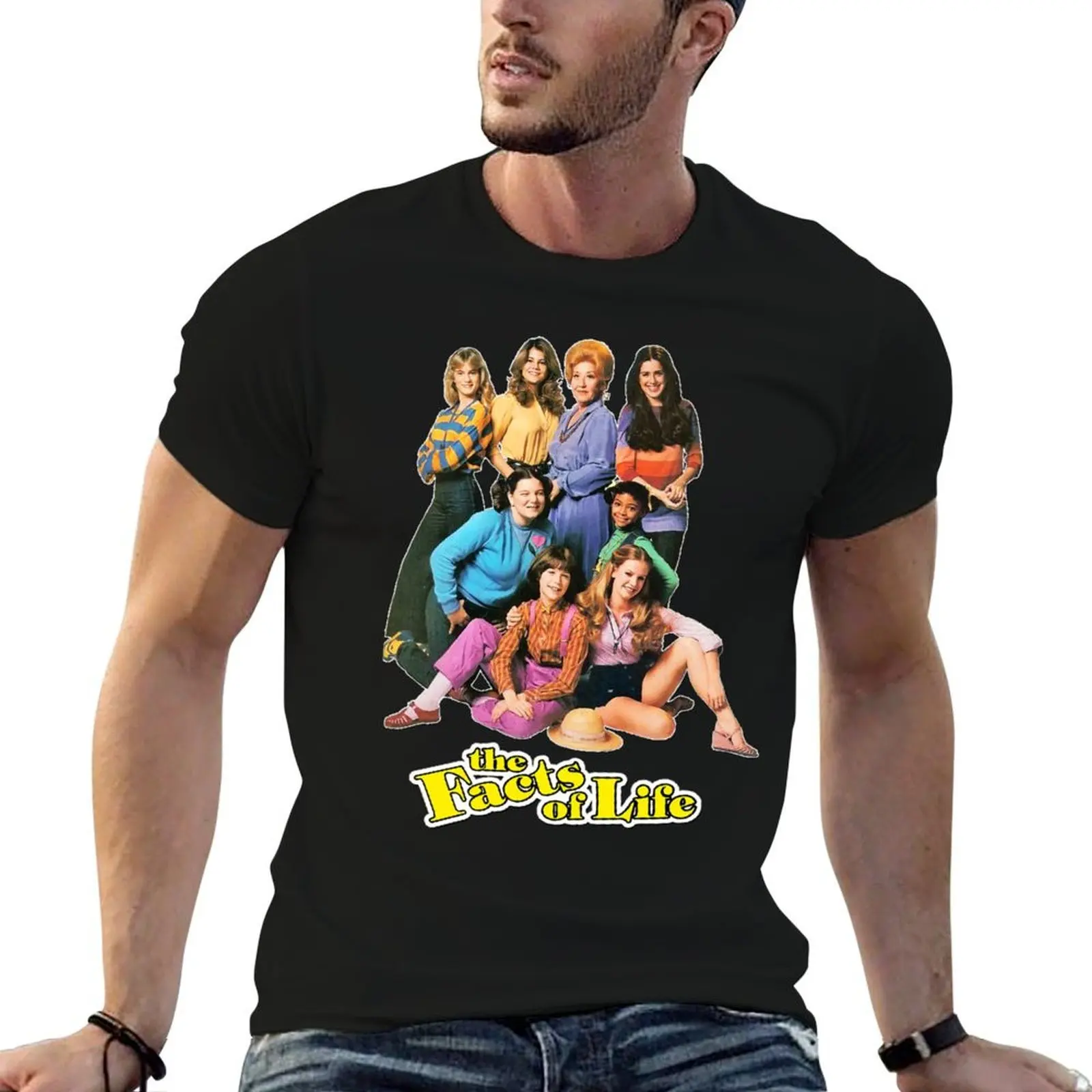 The Facts of Life 80s Throwback Cast Tribute T-Shirt customs design your own plus size clothes mens graphic t-shirts