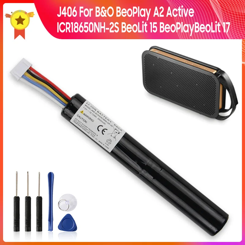 

Сменный аккумулятор для B&O BeoPlay A2 Active J406/ICR18650NH-2S BeoLit 15 17 качественных аккумуляторов 2600 мАч