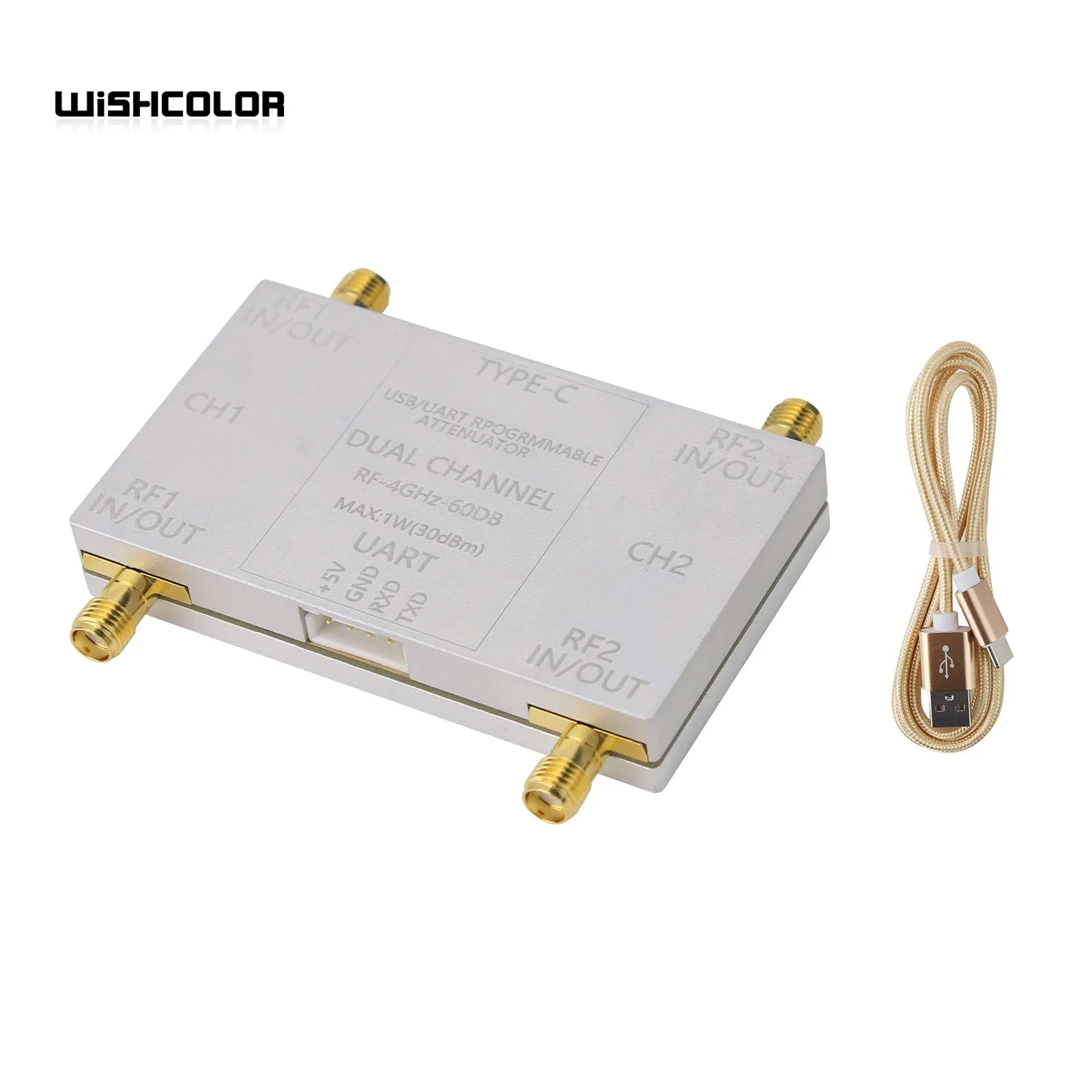 wishcolor-rf-4ghz-60db-attenuatore-rf-programmabile-a-doppio-canale-unita-principale-cavo-di-tipo-c-per-pc