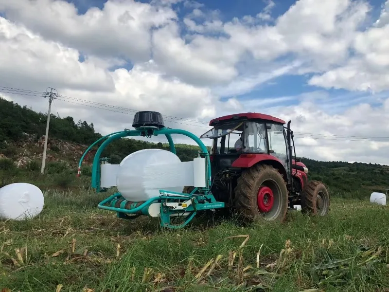 Three-Point Suspension Silage Wrap Machine With Automatic Control Box One-Button Operation For Agricultural Silage Storage
