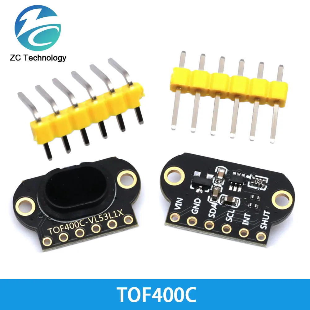 TOF050C 200C 400C Laser Ranging SensorModule TOF Time-of-flight distance IIC output for arduino VL6180 VL53L0X VL53L1X