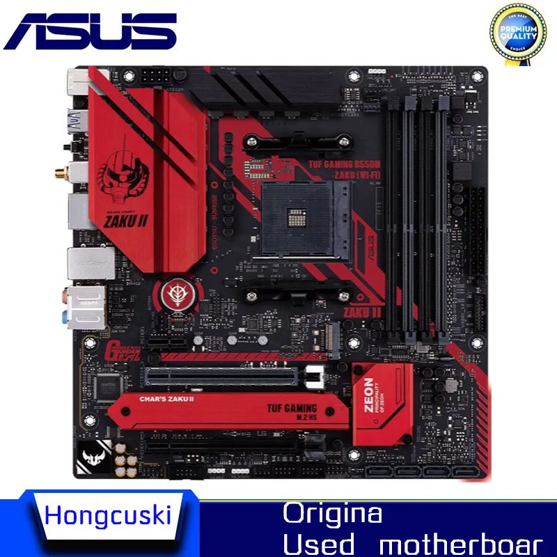 Used For ASUS TUF GAMING B550M-ZAKU (WI-FI) Motherboard Socket AM4 DDR4 AMD B550 Original Desktop PCI-E 4.0 m.2 sata3 Mainboard