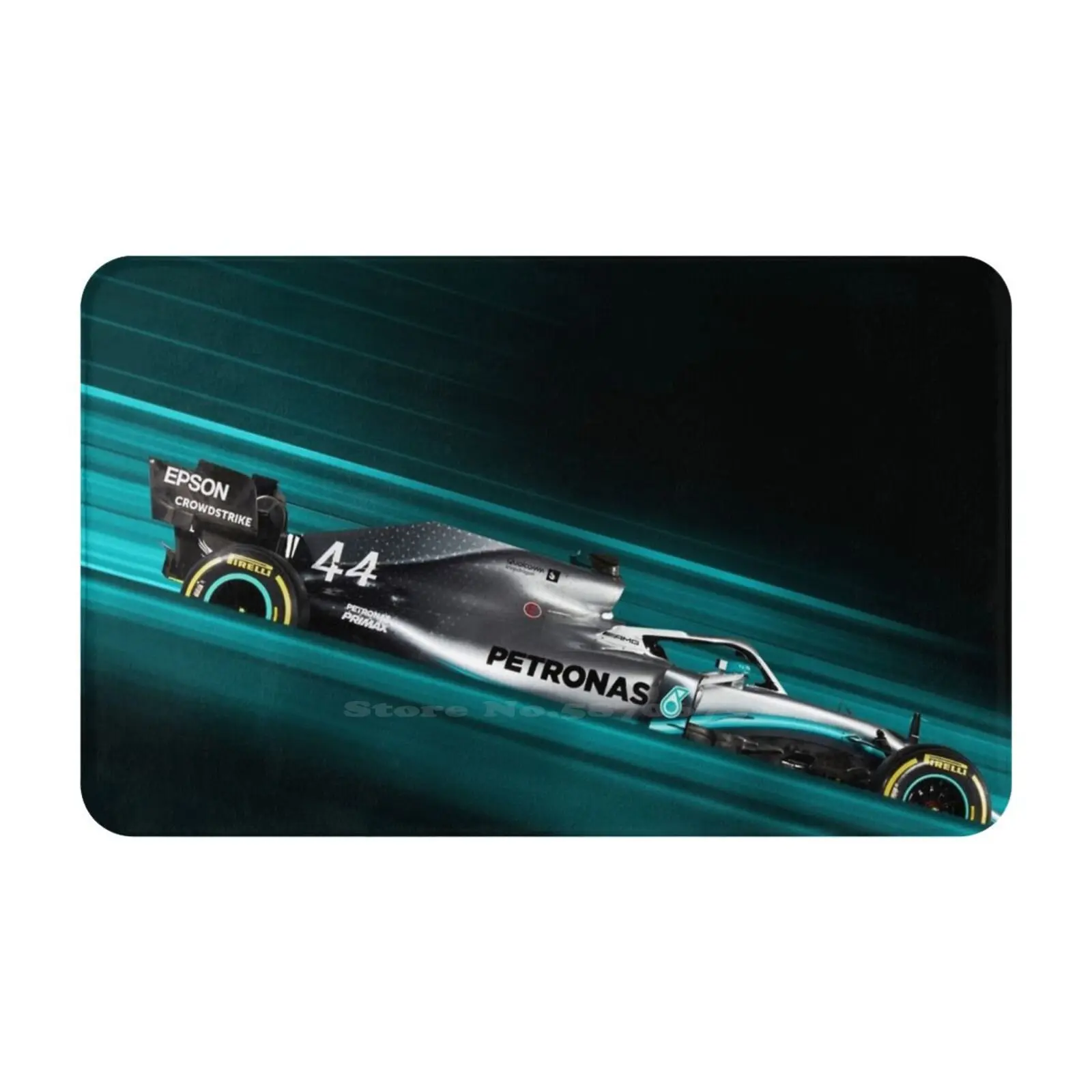 Lewis 44 Soft Cushion Car Home Carpet Door Mat W12 Formula Car Sir Lewis Lewis The Best Lewis Race Driver Lewis 6Th Lh44 Teamlh