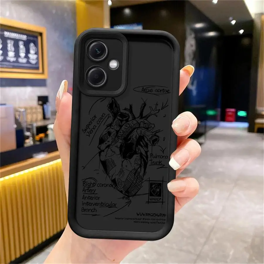 Etui na Redmi Note 10 11 12 Pro 11s 13 14 Pro Plus 12s Miękka obudowa z wzorem kreskówkowego serca